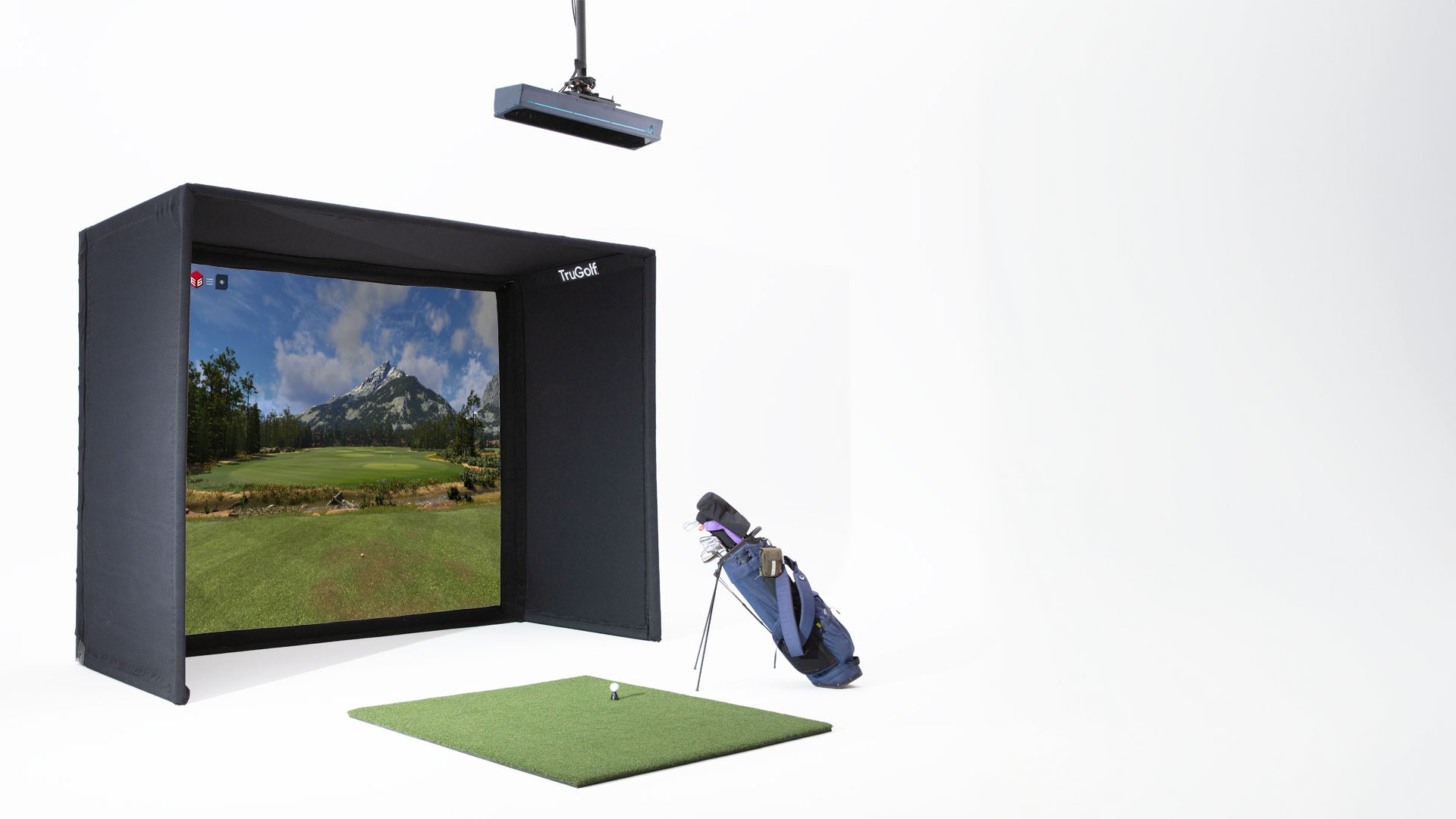 Starter 10 compact golf simulator in Star